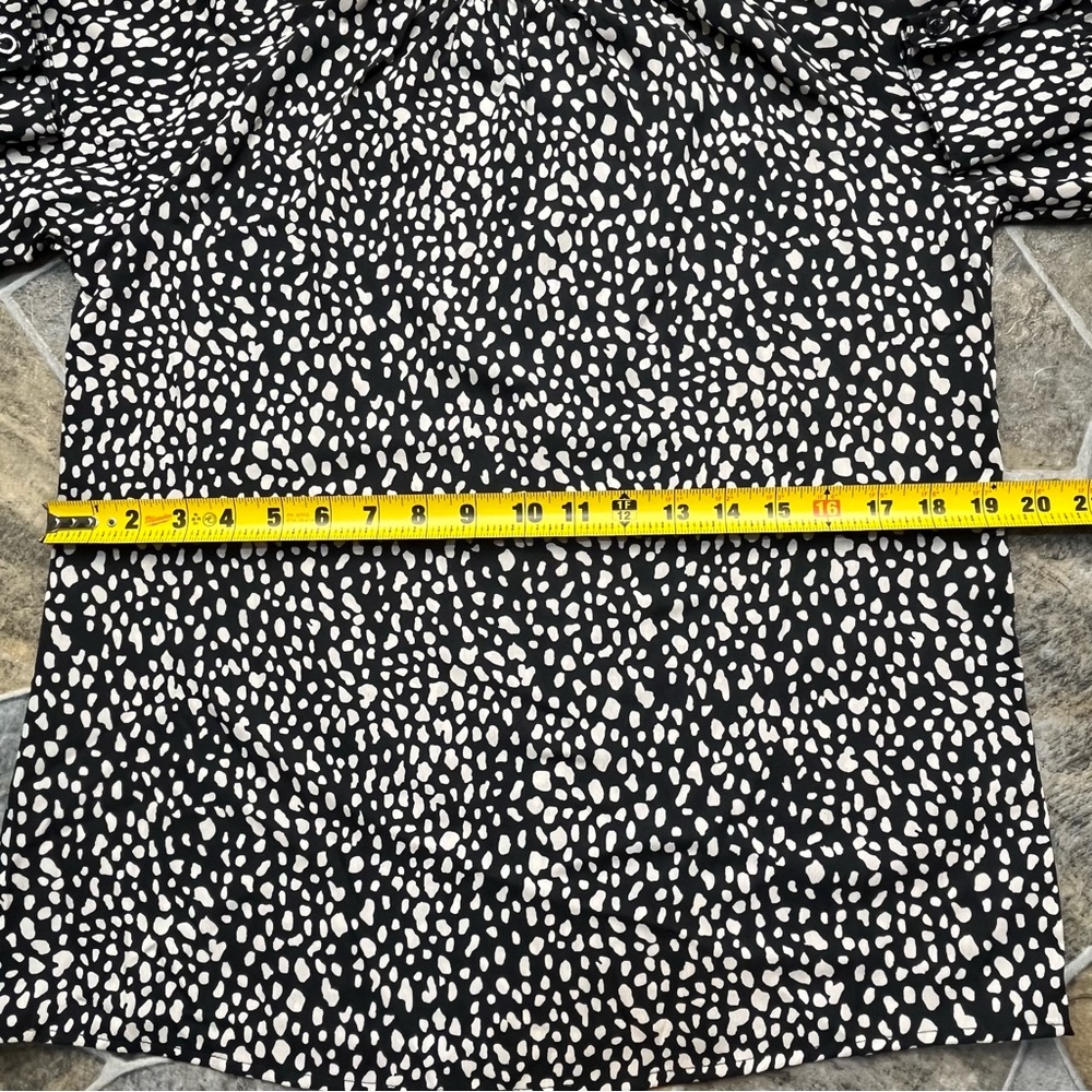 A Dip of Darling Animal Print High Neck Blouse - Picture 8 of 11